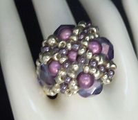 Bague Java violet en kit