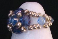 Anillo en kit Lolita Strass azul