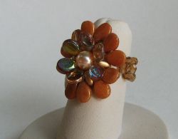 Bague en kit Pip Oranger ambre