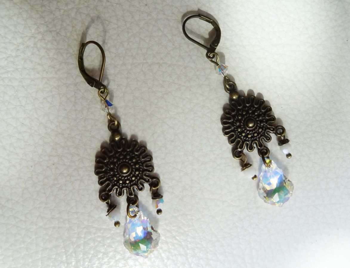 Pendientes Bohemios de Cristal Swarovski