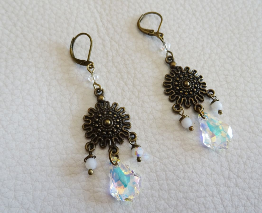 Pendientes Bohemios de Cristal Swarovski