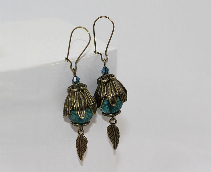 Pendientes Bohemios de Cuarzo