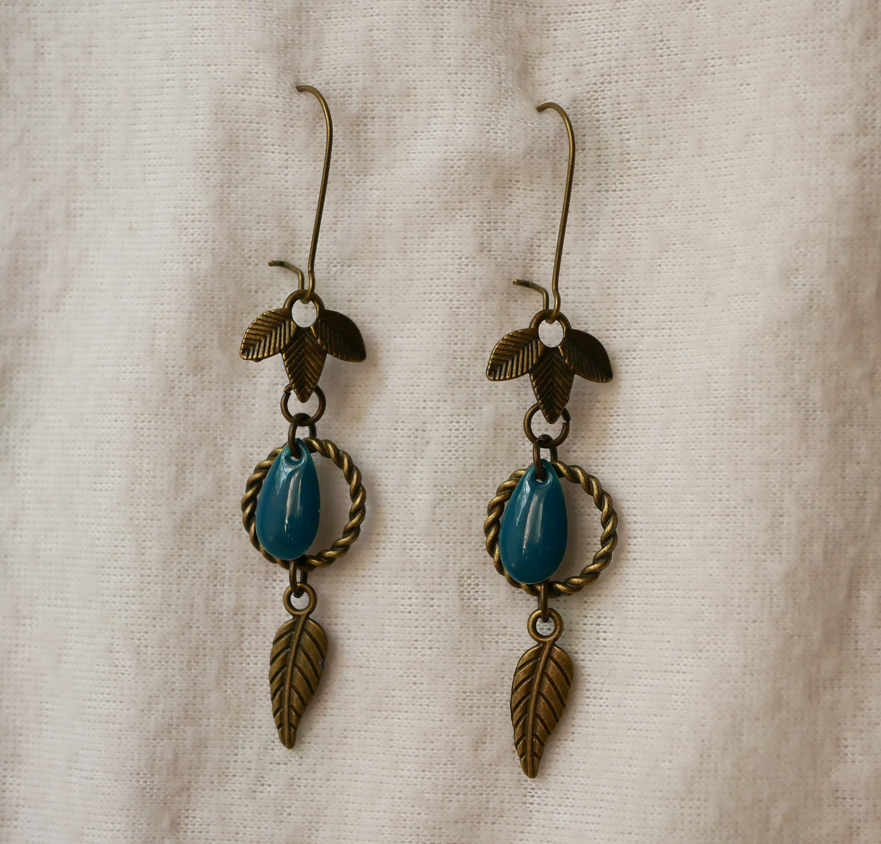 Pendientes Bohemia Azul