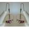 Pendientes criollos Sombra Crystal Lilac