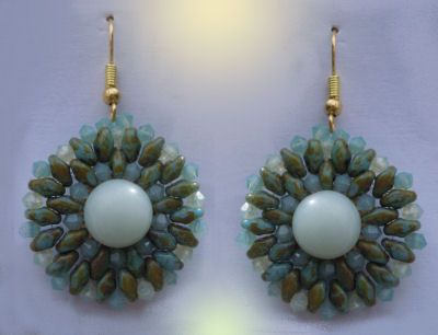 Boucles d'oreilles en kit Margarita Turquoisine