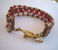 Bracelet Argyle Rubis en kit