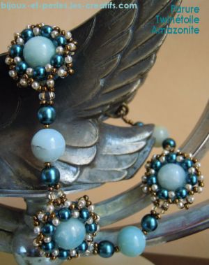 Tutoriel bracelet Twinétoile Amazonite