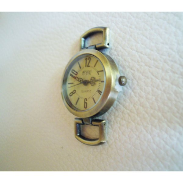 Cadran de montre bronze gros chiffres arabes