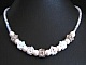 Collier en boules de perles Cristalia
