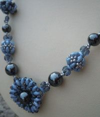 Collier Margarita Bleu Hématites