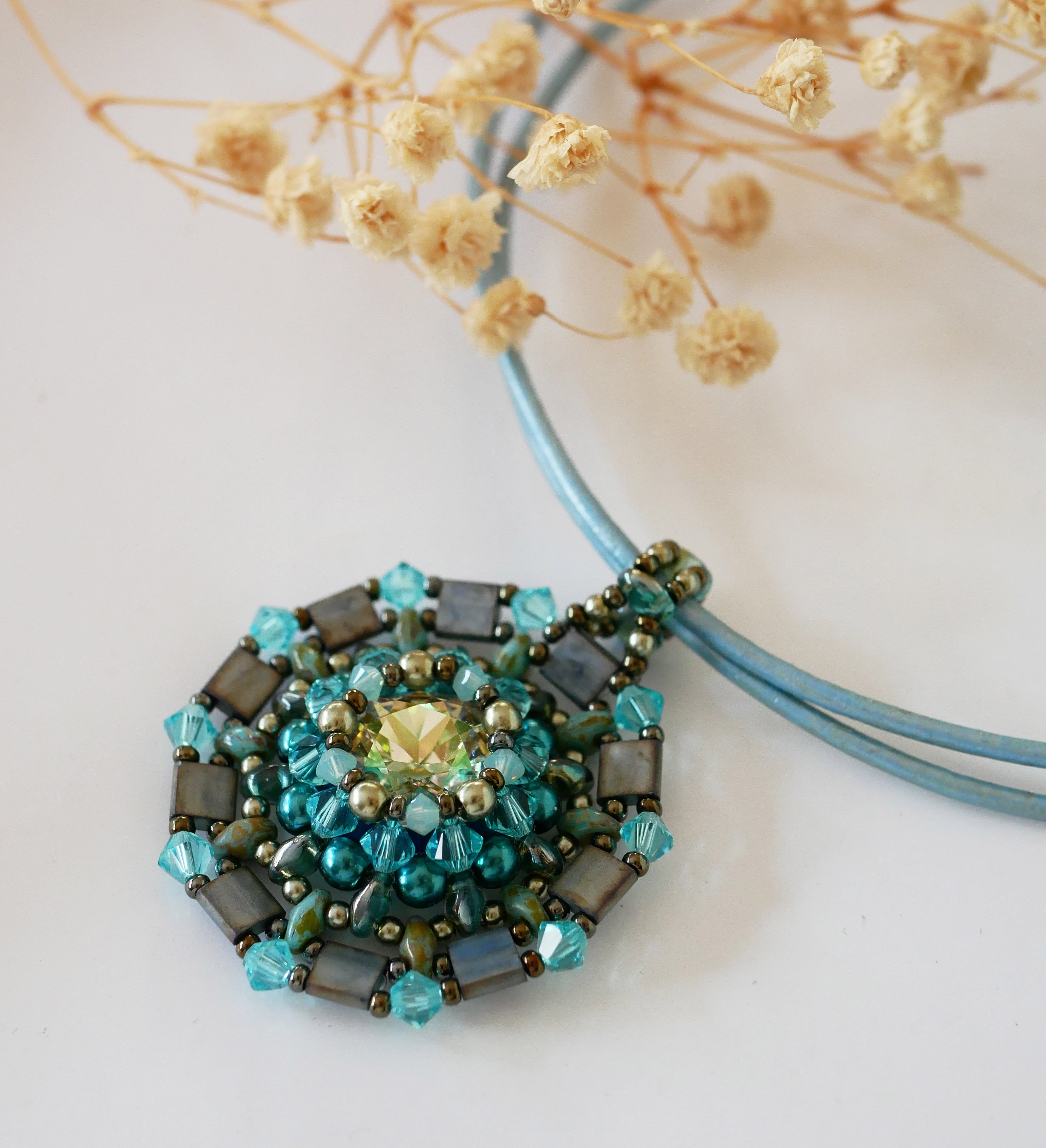 Collar Twina Turquesa verde