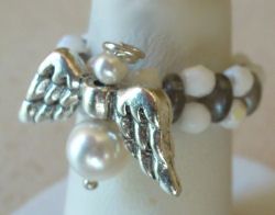 Kit bague Ange blanc