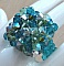 Kit bague Cuba bleu-vert