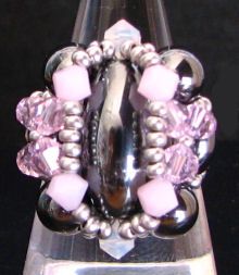 Kit bague Molene Rose opale