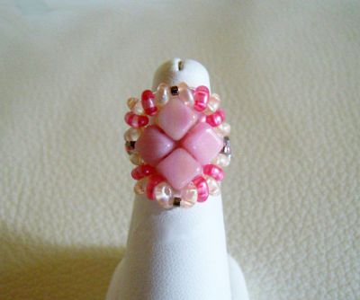 Kit de anillo rosa sedoso