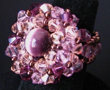Kit bague Trinity violet