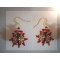 Tutoriel boucles d'oreilles Indiana rouge