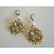 Kit boucles d'oreilles Piggy beige