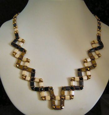 Kit de collar trenzado de oro Tila