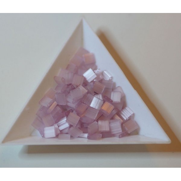 Miyuki Tila 5mm Seda Rosa Satinada 2551