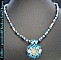 Pendentif et collier Andros Sand Aqua