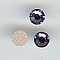 Strass SS16 tanzanite hotfix  x 12