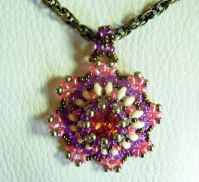 Tutoriel pendentif médaillon Bohemian