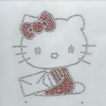 RHINESTONE PATRÓN GATO KAWAII