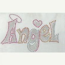 ÁNGEL CON MOTIVOS DE STRASS PARA PLANCHAR