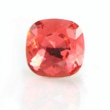 Cabujón Swarovski cuadrado 12mm Padparadscha