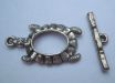 Fermoir en T Tortue 23mm argenté (+ 1.60 €)